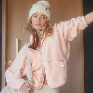 Free People Hit The Slopes Fleece Jacket